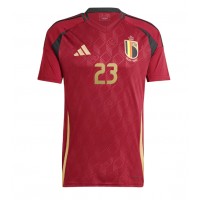 Camiseta Bélgica Arthur Vermeeren #23 Primera Equipación Eurocopa 2024 manga corta